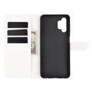 For Samsung Galaxy A32 5G Litchi Texture Horizontal Flip Protective Case with Holder & Card Slots & Wallet(White)