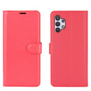 For Samsung Galaxy A32 5G Litchi Texture Horizontal Flip Protective Case with Holder & Card Slots & Wallet(Red)
