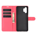 For Samsung Galaxy A32 5G Litchi Texture Horizontal Flip Protective Case with Holder & Card Slots & Wallet(Red)