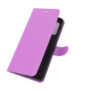 For Samsung Galaxy A32 5G Litchi Texture Horizontal Flip Protective Case with Holder & Card Slots & Wallet(Purple)