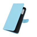 For Samsung Galaxy A32 5G Litchi Texture Horizontal Flip Protective Case with Holder & Card Slots & Wallet(Blue)