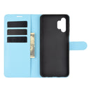 For Samsung Galaxy A32 5G Litchi Texture Horizontal Flip Protective Case with Holder & Card Slots & Wallet(Blue)