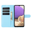 For Samsung Galaxy A32 5G Litchi Texture Horizontal Flip Protective Case with Holder & Card Slots & Wallet(Blue)