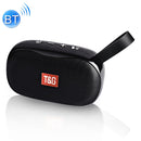 T&G TG173 TWS Subwoofer Bluetooth Speaker With Braided Cord, Support USB / AUX / TF Card / FM(Black)