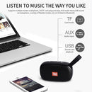 T&G TG173 TWS Subwoofer Bluetooth Speaker With Braided Cord, Support USB / AUX / TF Card / FM(Black)