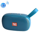 T&G TG173 TWS Subwoofer Bluetooth Speaker With Braided Cord, Support USB / AUX / TF Card / FM(Green)