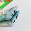 Four Corners Anti-Shattering Gold Marble IMD Phone Case with Metal Rhinestone Ring Holder For Samsung Galaxy S21 Plus 5G(White LQ2)