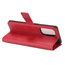 For OPPO Reno5 5G Retro Calf Pattern Buckle Horizontal Flip Leather Case with Holder & Card Slots & Wallet(Red)