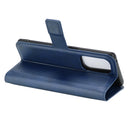 For OPPO Reno5 5G Retro Calf Pattern Buckle Horizontal Flip Leather Case with Holder & Card Slots & Wallet(Blue)
