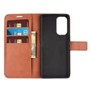 For OPPO Reno5 5G Retro Calf Pattern Buckle Horizontal Flip Leather Case with Holder & Card Slots & Wallet(Light Brown)
