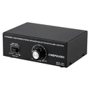 B051 2 Input And 1 Output Power Amplifier And Speaker Selection Switcher Output With Volume Adjustment 2 Power Amplifiers Audio Switcher Switch Distribution Comparator