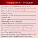 B101 2 In 1 Out (1 In 2 Out) Audio Source Signal Selection Switcher Computer Speaker RCA Lossless Audio Source Switcher