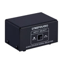 B101 2 In 1 Out (1 In 2 Out) Audio Source Signal Selection Switcher Computer Speaker RCA Lossless Audio Source Switcher