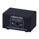 B101 2 In 1 Out (1 In 2 Out) Audio Source Signal Selection Switcher Computer Speaker RCA Lossless Audio Source Switcher
