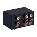 B101 2 In 1 Out (1 In 2 Out) Audio Source Signal Selection Switcher Computer Speaker RCA Lossless Audio Source Switcher