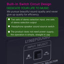 B101 2 In 1 Out (1 In 2 Out) Audio Source Signal Selection Switcher Computer Speaker RCA Lossless Audio Source Switcher