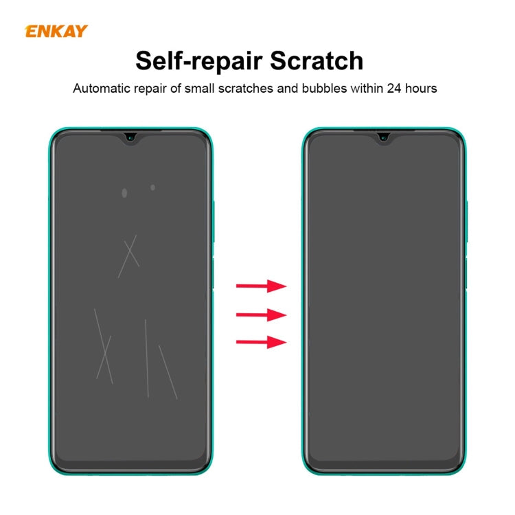 For Xiaomi Redmi 9T 5 PCS ENKAY Hat-Prince 0.1mm 3D Full Screen Protector Explosion-proof Hydrogel Film