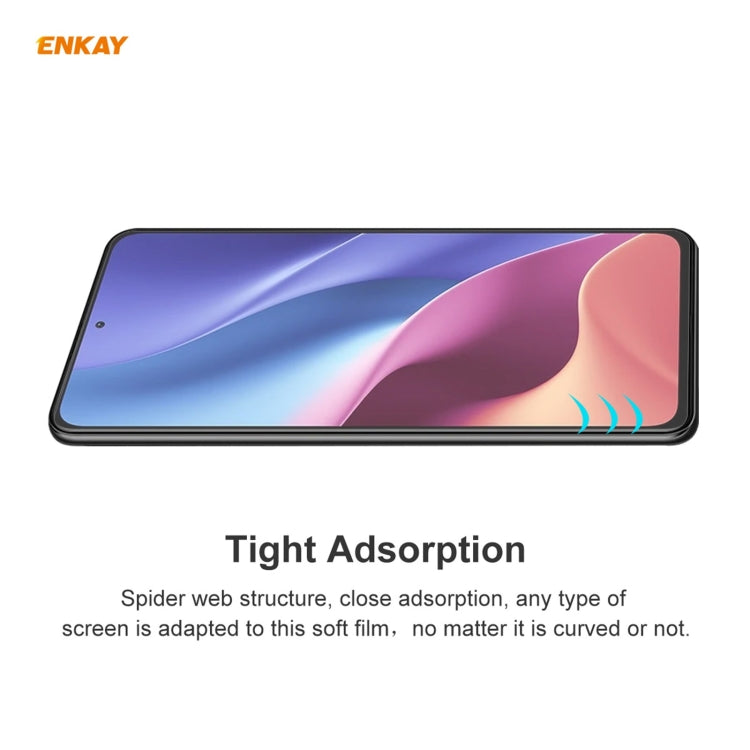 For Xiaomi Redmi K40 / K40 Pro / K40 Pro+ 10 PCS ENKAY Hat-Prince 0.1mm 3D Full Screen Protector Explosion-proof Hydrogel Film