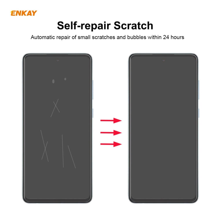 For Xiaomi Redmi K40 / K40 Pro / K40 Pro+ 10 PCS ENKAY Hat-Prince 0.1mm 3D Full Screen Protector Explosion-proof Hydrogel Film