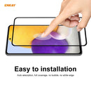 For Samsung Galaxy A72 5G 2 PCS ENKAY Hat-Prince Full Glue 0.26mm 9H 2.5D Tempered Glass Full Coverage Film
