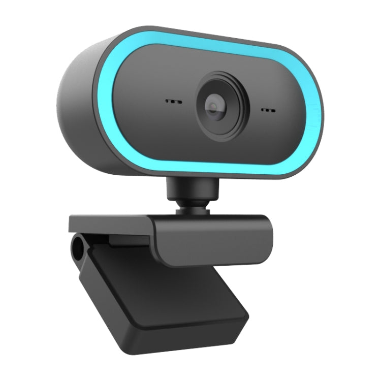 C11 2K Picture Quality HD Without Distortion 360 Degrees Rotate Built-in Microphone Sound Clear Webcams with Tripod(Blue)