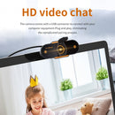 312 1080P HD USB 2.0 PC Desktop Camera Webcam with Mic, Cable Length: about 1.3m, Configuration:with Tripod