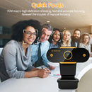 312 1080P HD USB 2.0 PC Desktop Camera Webcam with Mic, Cable Length: about 1.3m, Configuration:Anti-peep