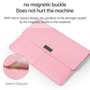 Litchi Pattern PU Leather Waterproof Ultra-thin Protection Liner Bag Briefcase Laptop Carrying Bag for 13-14 inch Laptops(ROSE GOLD)