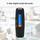 SK001 Professional Rechargeable U-Disk Portable USB Digital Audio Voice Recorder Pen Support TF Card Up to 32GB Dictaphone Flash Drive(White)