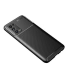 For OPPO Find X3 Lite Carbon Fiber Texture Shockproof TPU Case(Black)