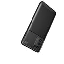 For OPPO Find X3 Lite Carbon Fiber Texture Shockproof TPU Case(Blue)