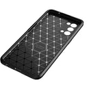 For OPPO Find X3 Lite Carbon Fiber Texture Shockproof TPU Case(Black)