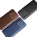 For OPPO Find X3 Lite Carbon Fiber Texture Shockproof TPU Case(Black)