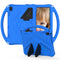 For Lenovo Tab E10 TB-X104F EVA Flat Anti Falling Protective Case Shell with Holder(Blue)