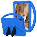 For Lenovo Tab E10 TB-X104F EVA Flat Anti Falling Protective Case Shell with Holder(Blue)
