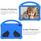 For Lenovo Tab E10 TB-X104F EVA Flat Anti Falling Protective Case Shell with Holder(Blue)