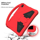 For Lenovo Tab E10 TB-X104F EVA Flat Anti Falling Protective Case Shell with Holder(Red)