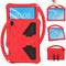 For Lenovo Tab E10 TB-X104F EVA Flat Anti Falling Protective Case Shell with Holder(Red)