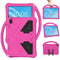 For Lenovo Tab E10 TB-X104F EVA Flat Anti Falling Protective Case Shell with Holder(RoseRed)