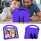 For Lenovo Tab E10 TB-X104F EVA Flat Anti Falling Protective Case Shell with Holder(Purple)