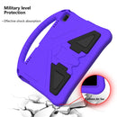 For Lenovo Tab E10 TB-X104F EVA Flat Anti Falling Protective Case Shell with Holder(Purple)