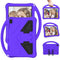 For Lenovo Tab E10 TB-X104F EVA Flat Anti Falling Protective Case Shell with Holder(Purple)