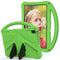 For Lenovo Tab E10 TB-X104F EVA Flat Anti Falling Protective Case Shell with Holder(Green)