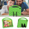For Lenovo Tab E10 TB-X104F EVA Flat Anti Falling Protective Case Shell with Holder(Green)