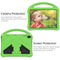 For Lenovo Tab E10 TB-X104F EVA Flat Anti Falling Protective Case Shell with Holder(Green)