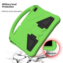 For Lenovo Tab E10 TB-X104F EVA Flat Anti Falling Protective Case Shell with Holder(Green)
