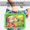 For Lenovo Tab E10 TB-X104F EVA Flat Anti Falling Protective Case Shell with Holder(Green)