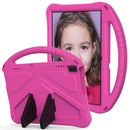 For Lenovo Tab 4 10(TB-X304F/N) EVA Flat Anti Falling Protective Case Shell with Holder(RoseRed)