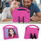 For Lenovo Tab 4 10(TB-X304F/N) EVA Flat Anti Falling Protective Case Shell with Holder(RoseRed)