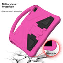 For Lenovo Tab 4 10(TB-X304F/N) EVA Flat Anti Falling Protective Case Shell with Holder(RoseRed)